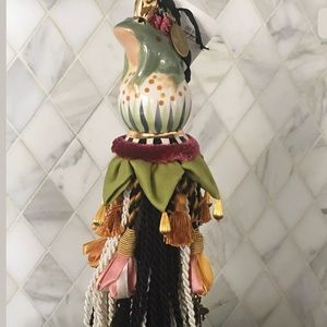 Mackenzie-Childs frog tassel - NWOT